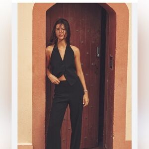 Zara Blk Halter Top Vest